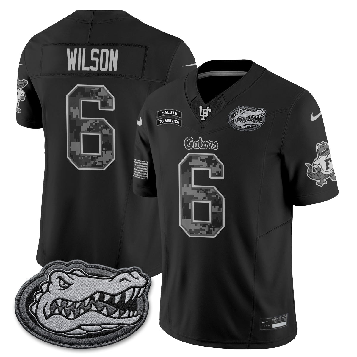Florida Gators 2026 Salute to Service Vapor Jersey - Stitched