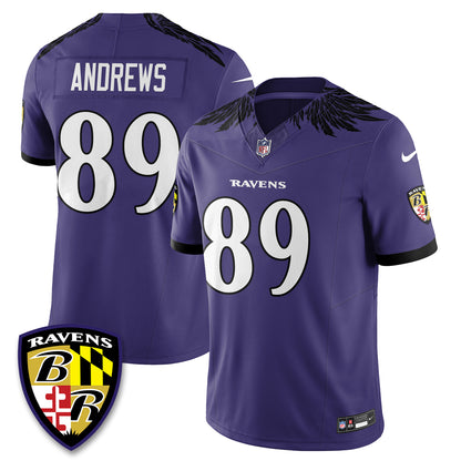 Baltimore Ravens Halloween Edition Vapor Jersey - Stitched