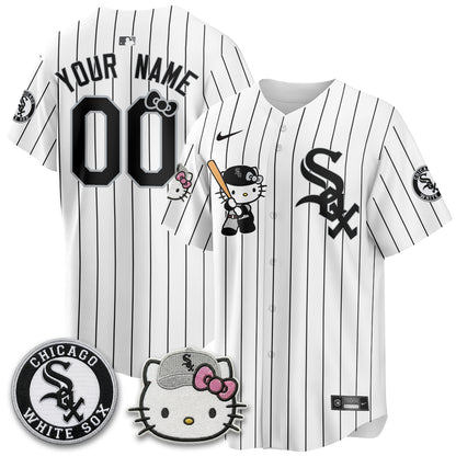 Chicago White Sox x Meow KT Vapor Custom Jersey - Stitched