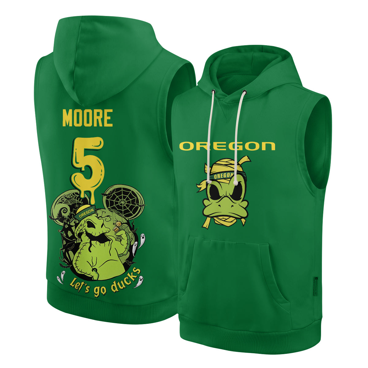 ORE x Boongie Monster Edition Pullover Sleeveless Hoodie Tank Top - Printed