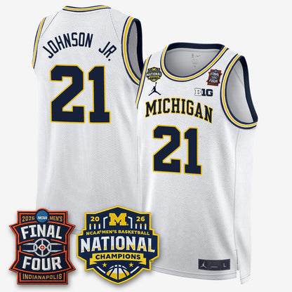 MICH 2026 NCAA Men's Basketball Champions Limited Jersey - All Stitched