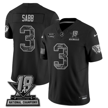 Alabama Crimson Tide 2026 Salute to Service Vapor Jersey - Stitched
