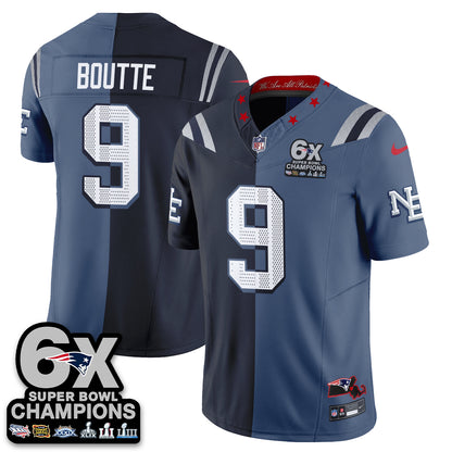 NE Rivalries Split Edition Vapor Jersey - Stitched