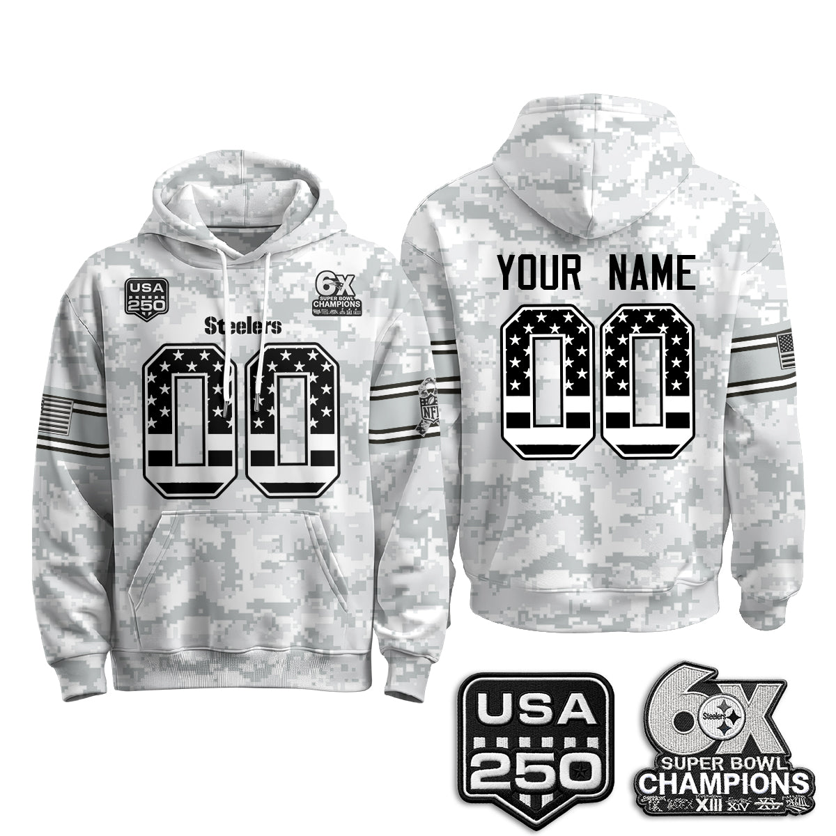 PIT 2026 Salute To Service Edition Pullover Custom Hoodie - Printed