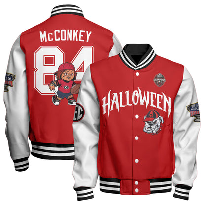 GB x Killer Doll Horror Movie Halloween 2026 Edition Baseball Jacket - Printed