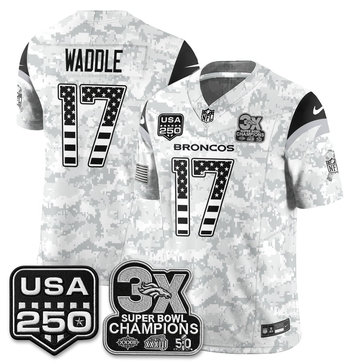 DEN 2026 Salute to Service Edition Vapor Jersey - Stitched