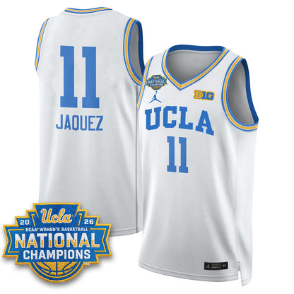 UCLA Women's Basketball National Champion 2026 Gear Limited Jersey -  All Stitched