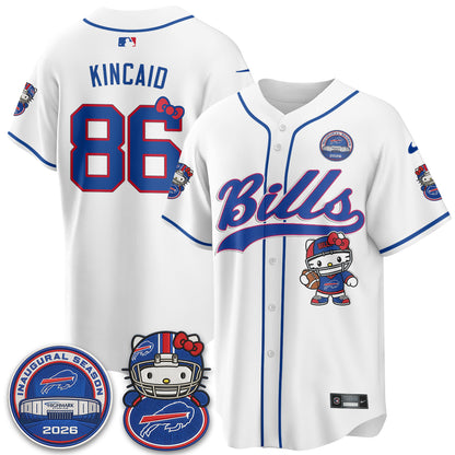 BUF x Meow  Vapor Baseball Jersey - Stitched