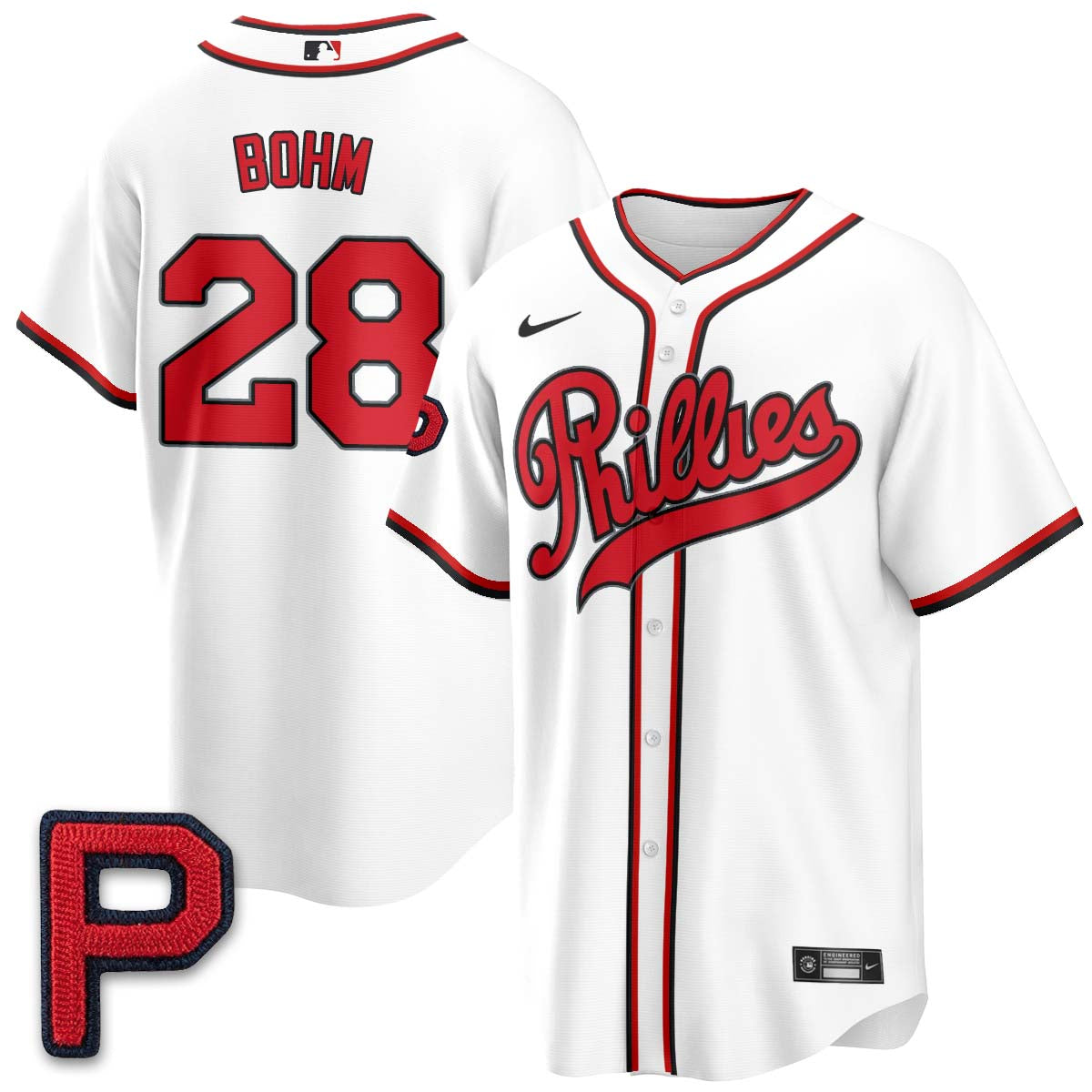 Philadelphia Phillies 2026 Field of Dreams Stadium Vapor Jersey V2 - Stitched