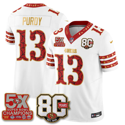 San Francisco 49ers Spooky Edition Vapor Jersey - Stitched