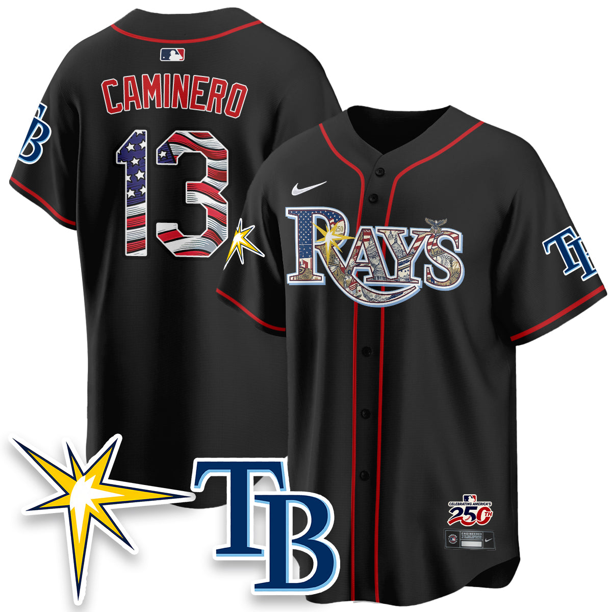 TB 2026 Independence Day USA Vapor Limited Jersey - Stitched