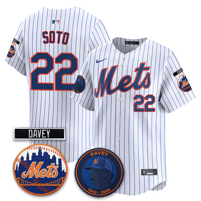 NYM 2026 Davey Johnson In Memoriam Vapor Limited Jersey - All Stitched