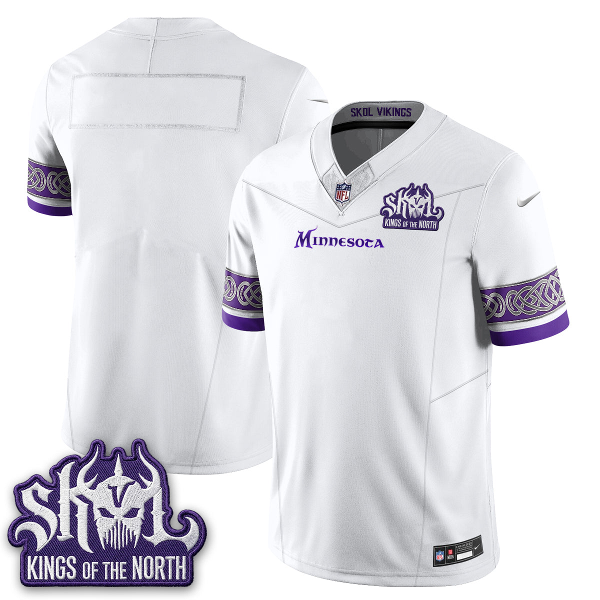 MIN Fangear Edition Warrior Skol Patch Vapor Jersey - Stitched