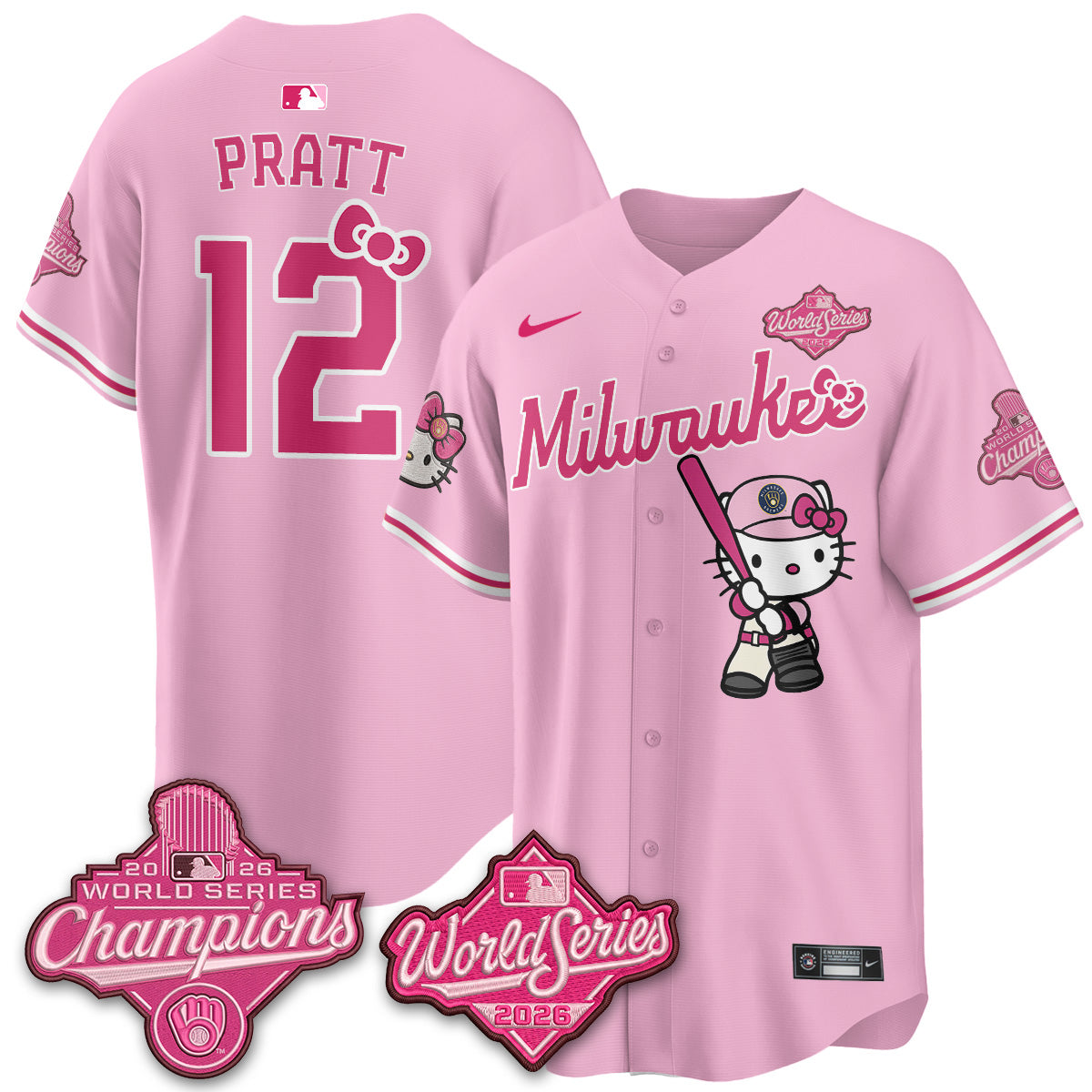 MIL 2026 WS Champions x Meow KT Vapor Jersey - Stitched