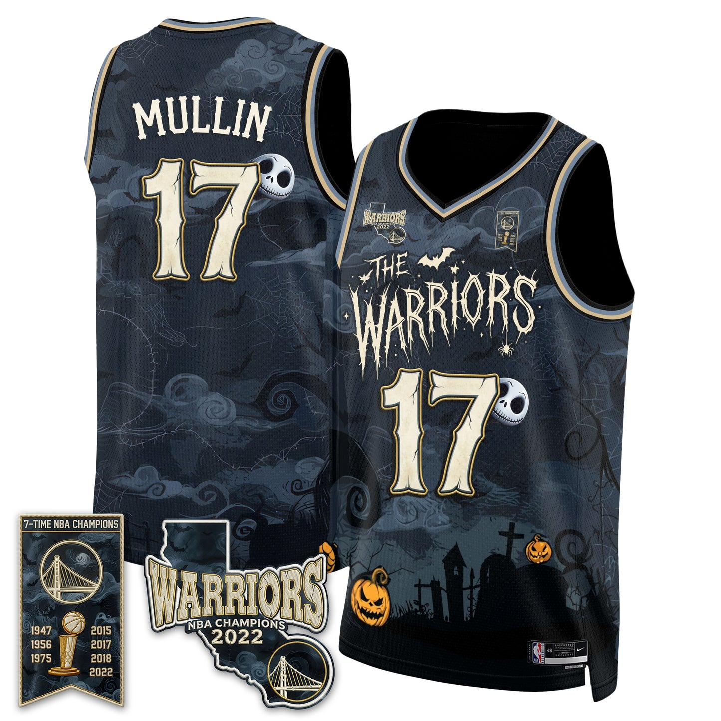 GSW Nightmare Halloween 2026 Edition Vapor Jersey - Printed