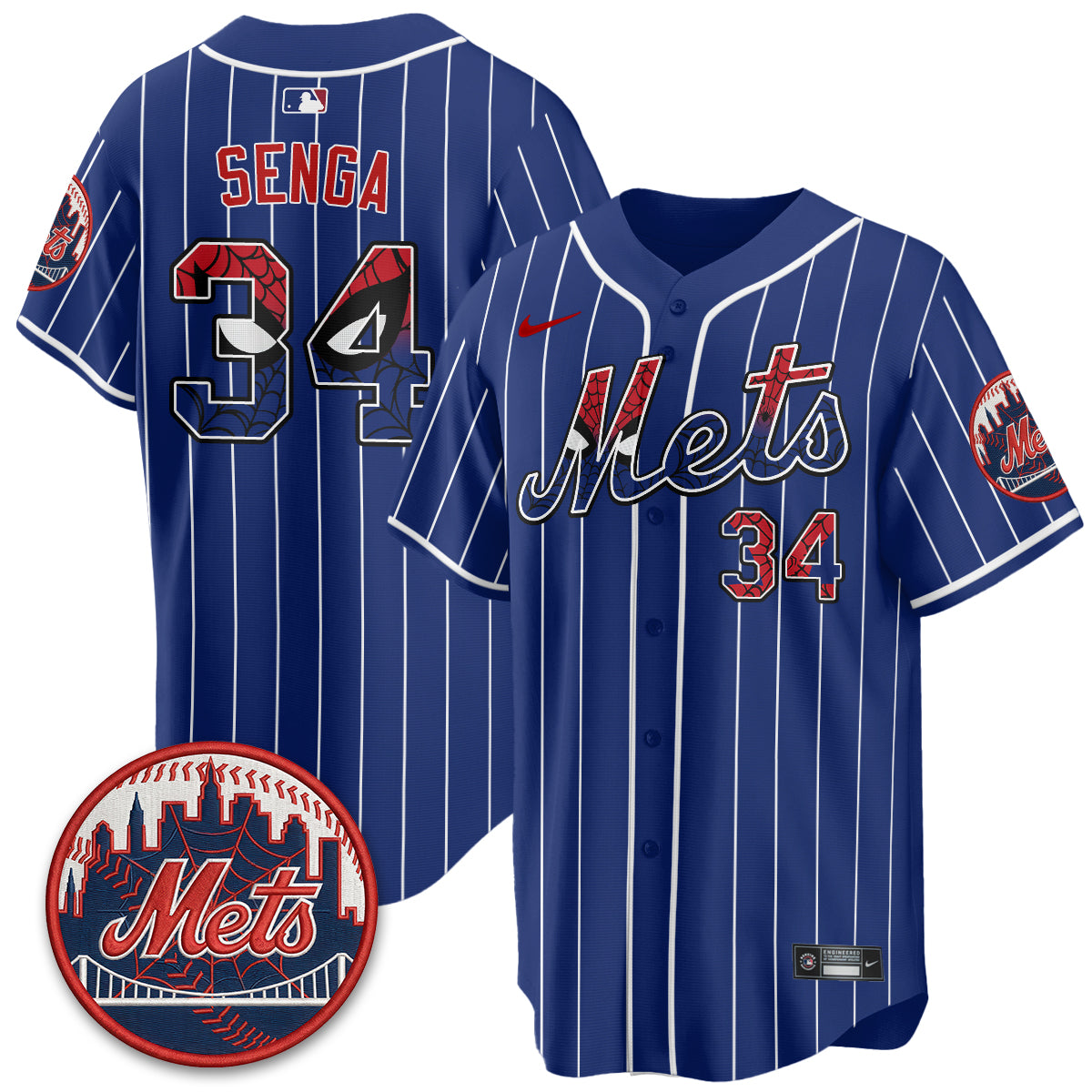 New York Mets x Web-Head Vapor Premier Limited Jersey - All Stitched V2