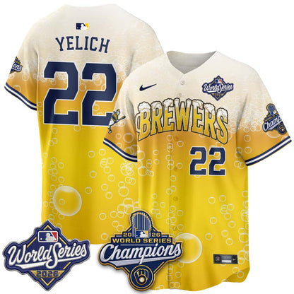 MIL "Pitcher & Pint" 2026 WS Champions Vapor Jersey - Stitched