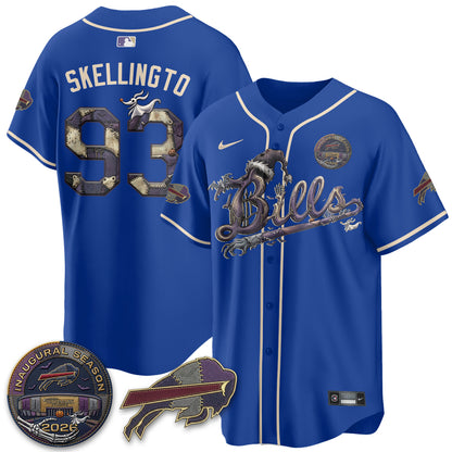 BUF 2026 Nightmare Edition Vapor Baseball Jersey - Stitched