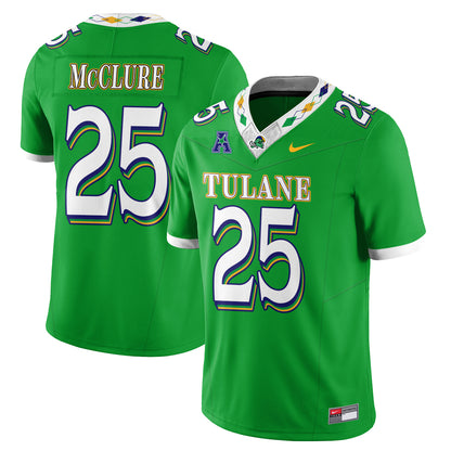 Tulane Green Wave 2026 City Football Vapor Jersey - Stitched