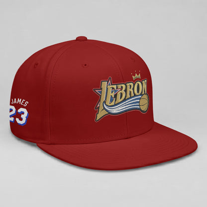 Philadelphia 76ers LeBron James #23 Snapback Cap - Embroidered