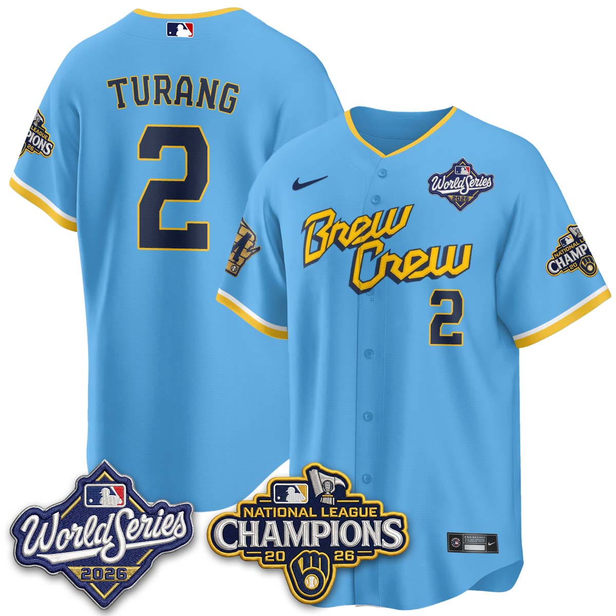 MIL 2026 NL Champions Vapor Jersey - Stitched