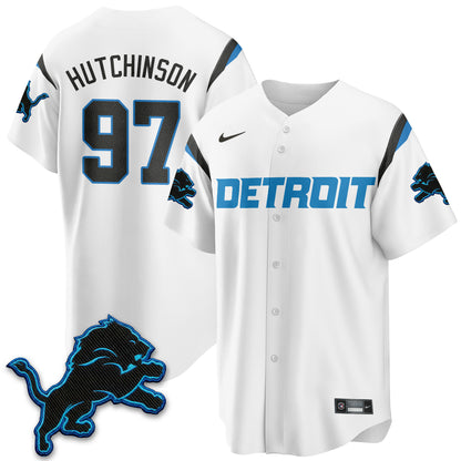 Detroit Lions 2026 Rivalries Baseball Vapor Jersey - Stitched