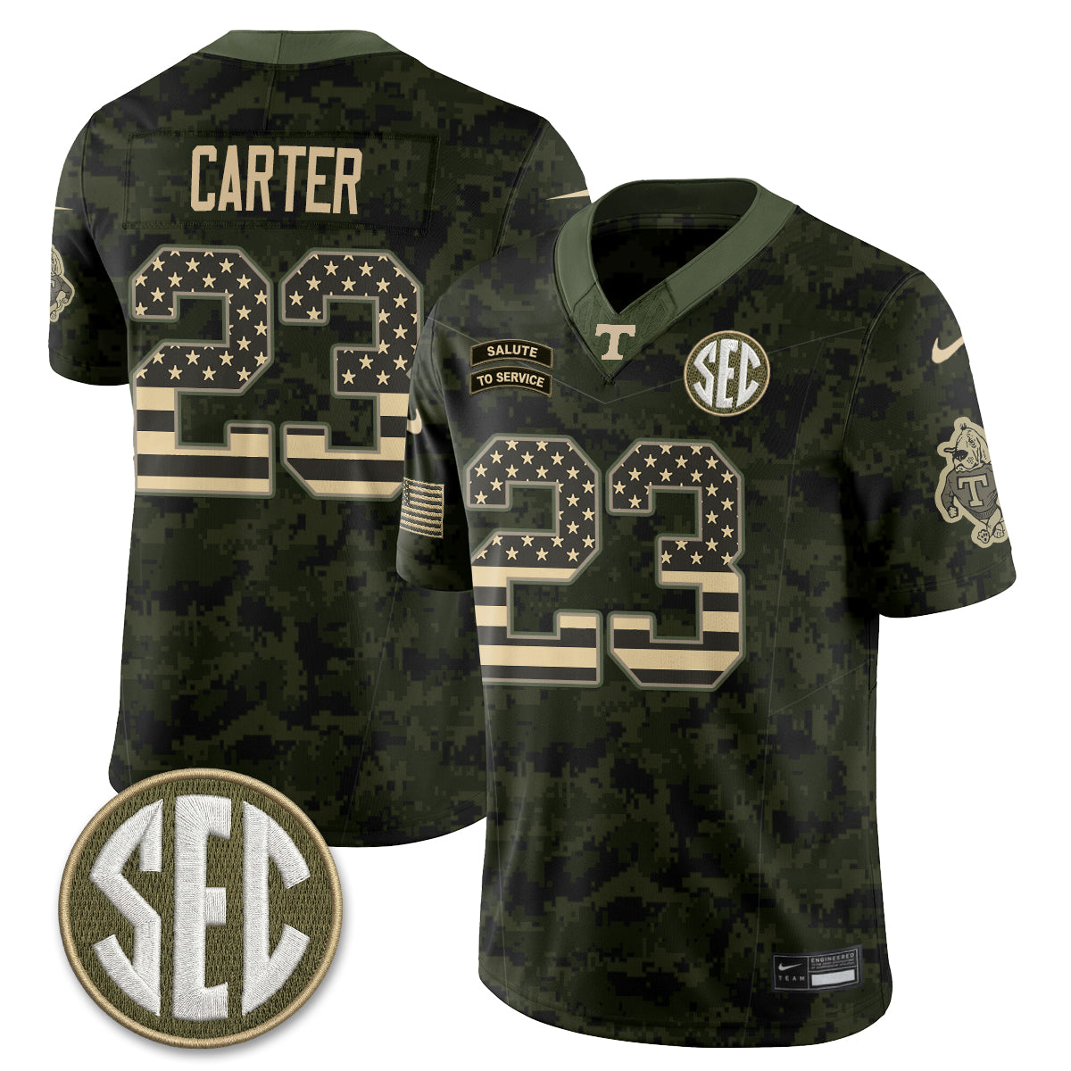 TENN 2026 Salute to Service Vapor Jersey - Stitched