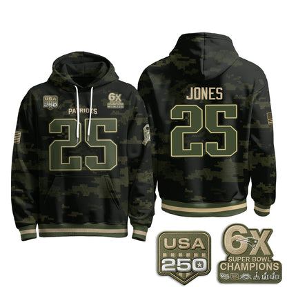 NE 2026 Salute To Service Edition Pullover Hoodie - Printed