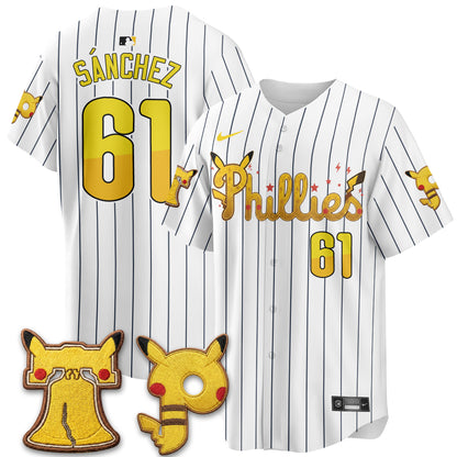 Philadelphia Phillies x PKM Edition Vapor Limited Jersey - Stitched