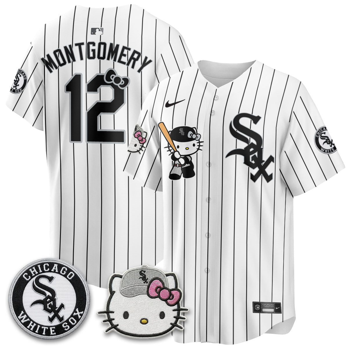 Chicago White Sox x Meow KT Vapor Jersey - Stitched