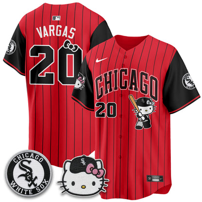 Chicago White Sox x Meow KT Vapor Jersey - Stitched