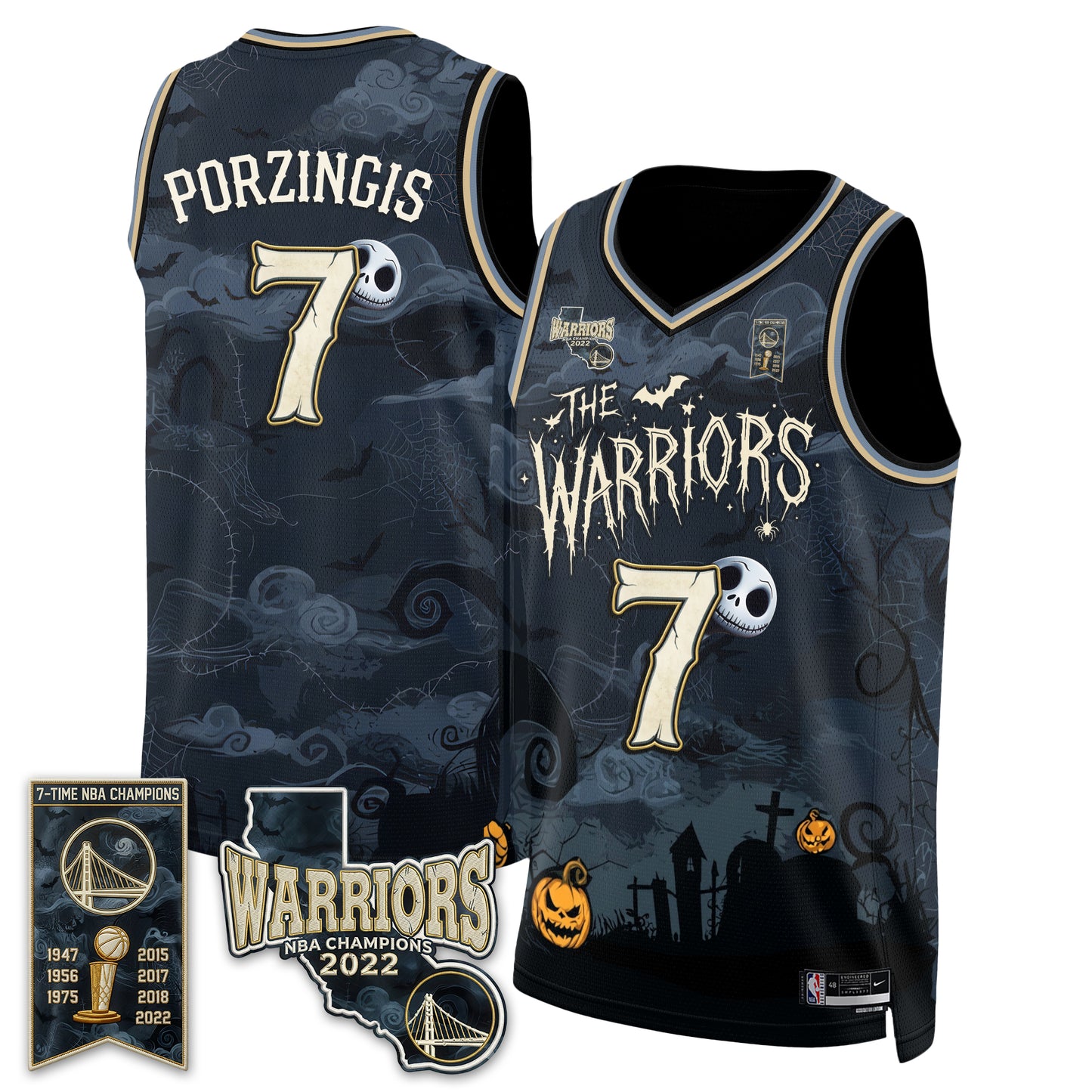 GSW Nightmare Halloween 2026 Edition Vapor Jersey - Printed
