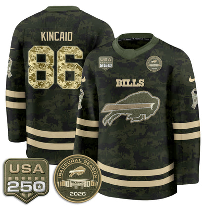 BUF 2026 Salute To Service Edition Hockey Jersey - Printed