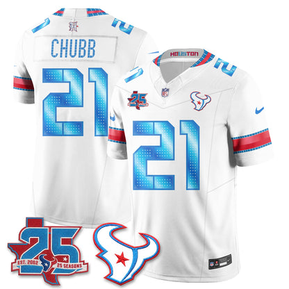 Houston Texans 2026 Rivalries Vapor Jersey - Stitched