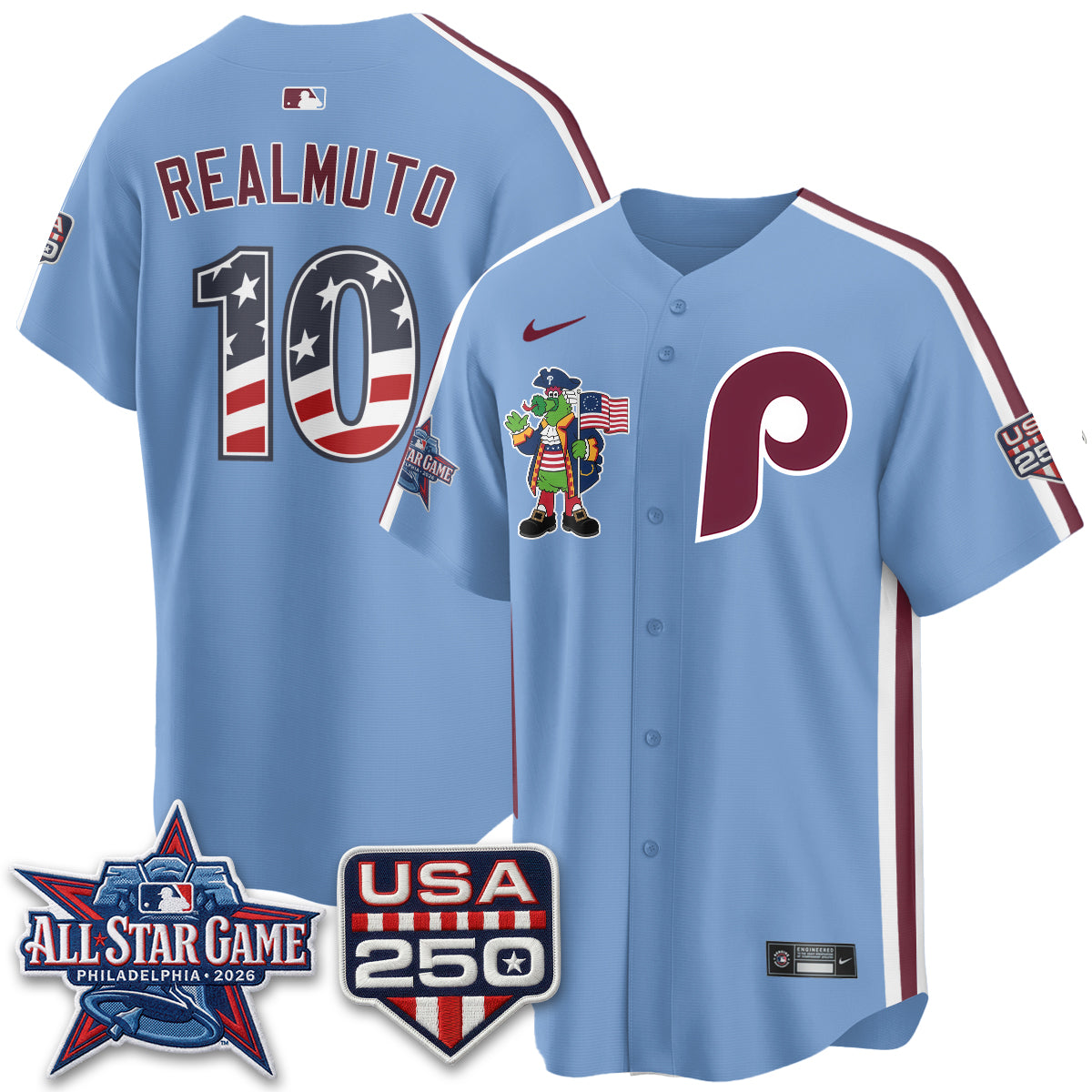 Philadelphia Phillies 2026 All Star Phanatic Edition Vapor Jersey - Stitched