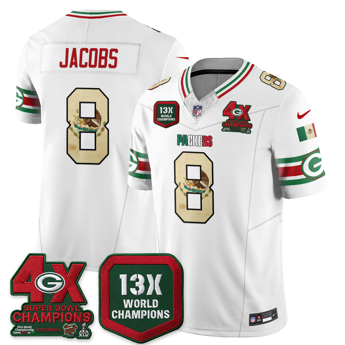GB Mexico Edition Vapor Jersey - Stitched