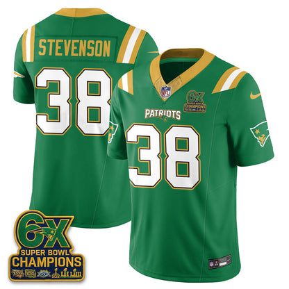 New England Patriots Irish Edition Vapor Jersey - Stitched