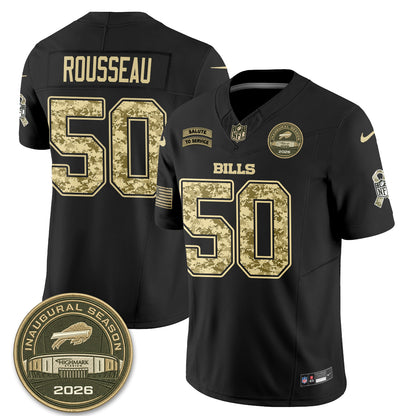 Buffalo Bills 2026 Salute to Service Edition Vapor Jersey V2- Stitched