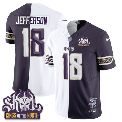 Minnesota Vikings 2026 Rivalries Split V2 Vapor Jersey - Stitched
