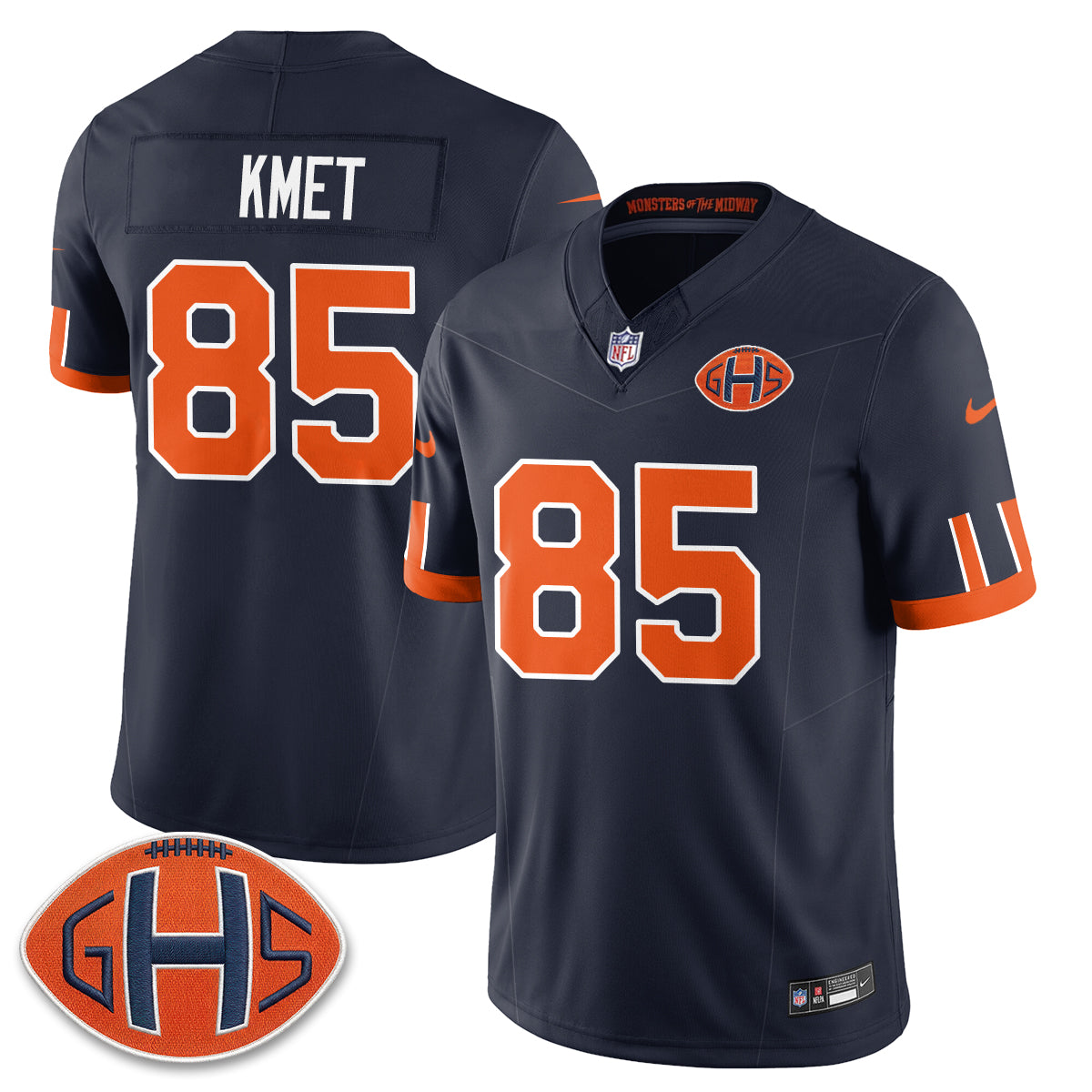 Chicago Bears 2026 Rivalries Vapor Jersey - Stitched