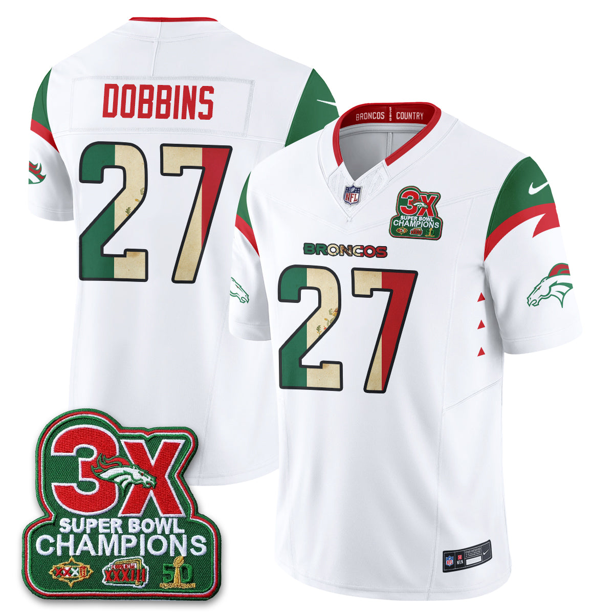 DEN Mexico Edition Vapor Jersey - Stitched