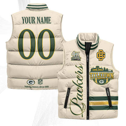 GB 2026 Rivalries Custom Puffer Vest - Printed