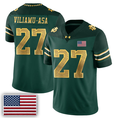 Notre Dame Fighting Irish 2026 Shamrock Series Football Vapor Jersey - Stitched