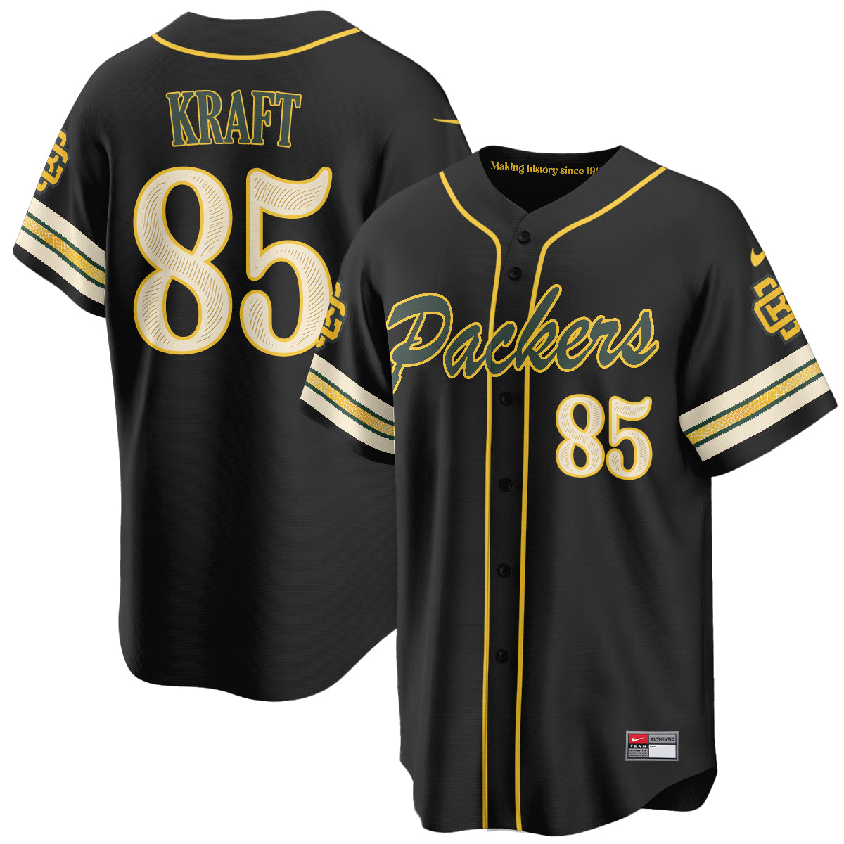 GB 2026 Rivalries Baseball Vapor Jersey - Stitched