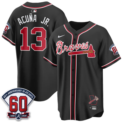 ATL 2026 Black Out Style Vapor Limited Jersey - All Stitched