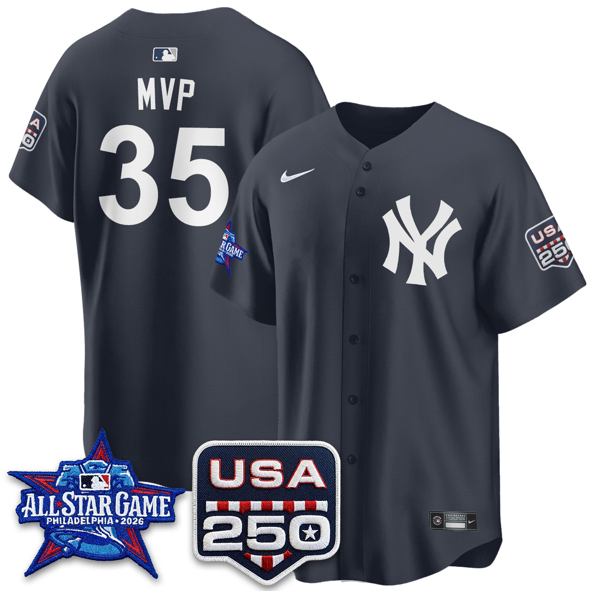 New York Yankees 2026 All Star MVP Edition Vapor Jersey - Stitched