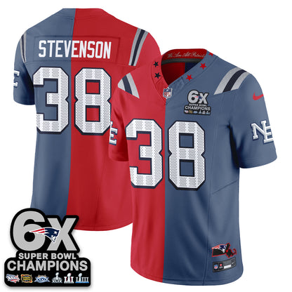 NE Rivalries Split Edition Vapor Jersey - Stitched
