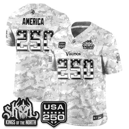 MIN 2026 Salute to Service Edition Vapor Jersey - Stitched