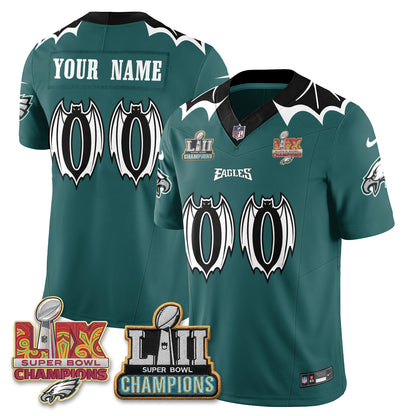 Philadelphia Eagles x Bat Edition Vapor Custom Jersey - Stitched