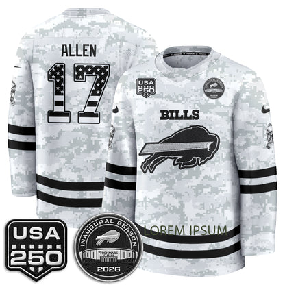 BUF 2026 Salute To Service Edition Hockey Jersey - Printed